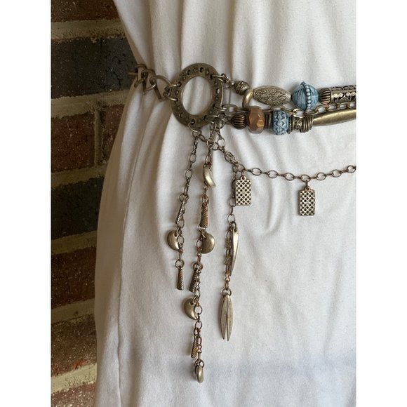 Southwestern Metal And Ceramic Belt -- 48\